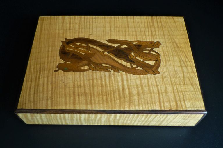 Marquetry Cigar Box